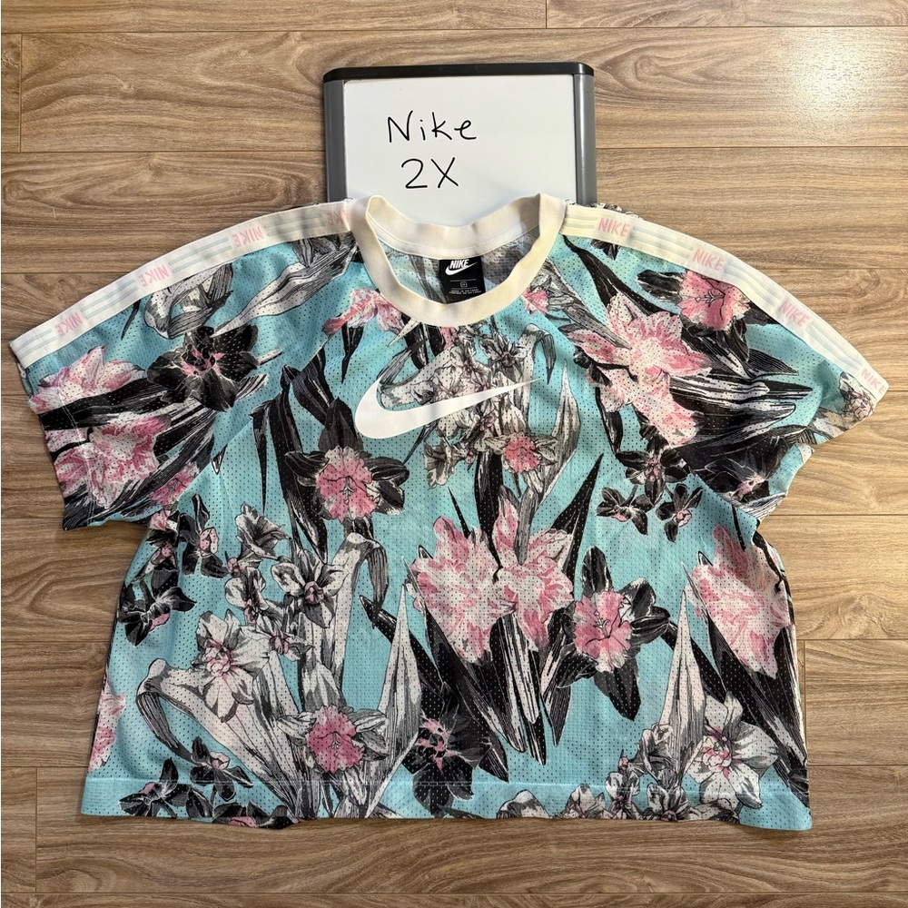 Nike dri fit mesh jersey t-shirt 2X